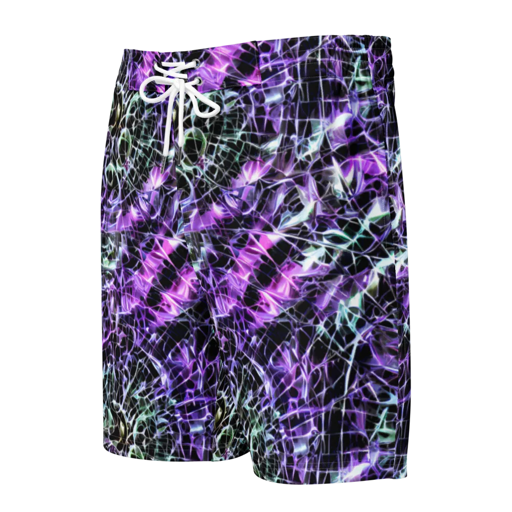 Spectral Circuitry on Men's Board Shorts — Front