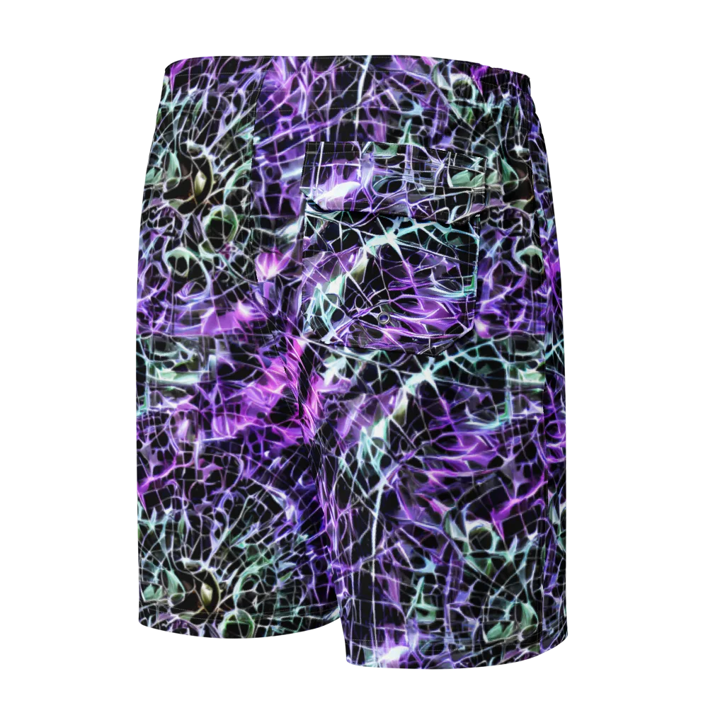 Spectral Circuitry on Men's Board Shorts — Back