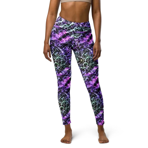Spectral Circuitry on a Yoga Leggings