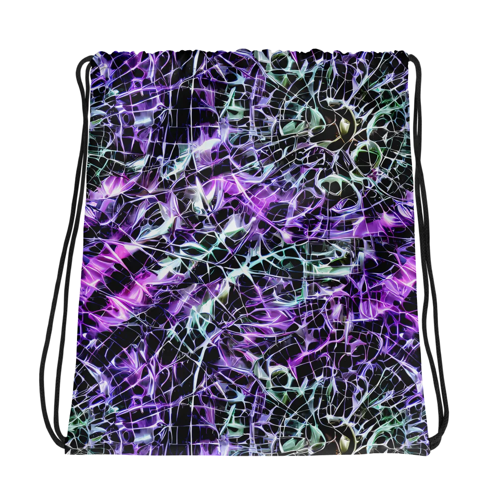 Spectral Circuitry on Drawstring Bag — Photo