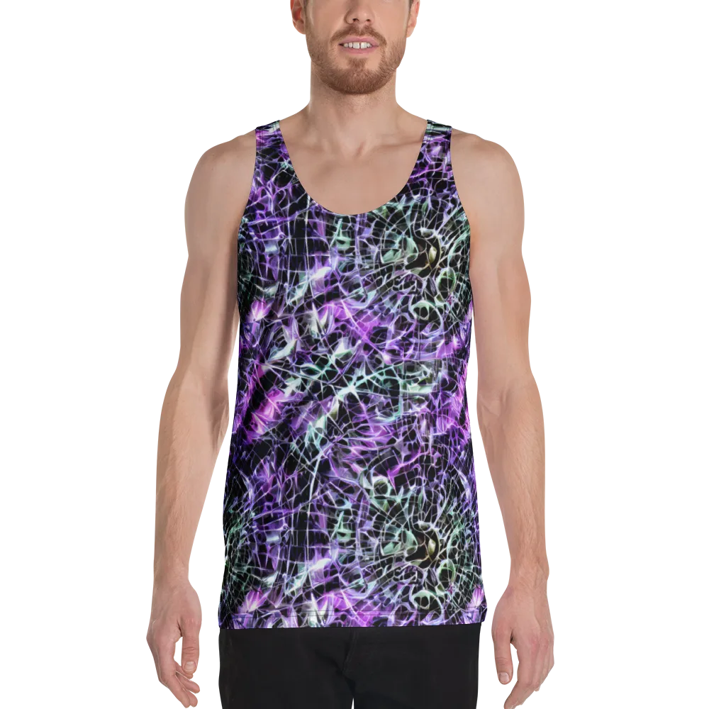 Spectral Circuitry on Men's Tank Top — Front