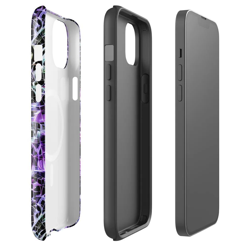 Spectral Circuitry on MagSafe Tough Case for iPhone® — Front