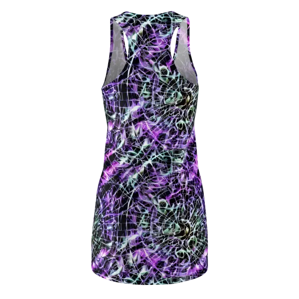 Spectral Circuitry on Racerback Dress — Back