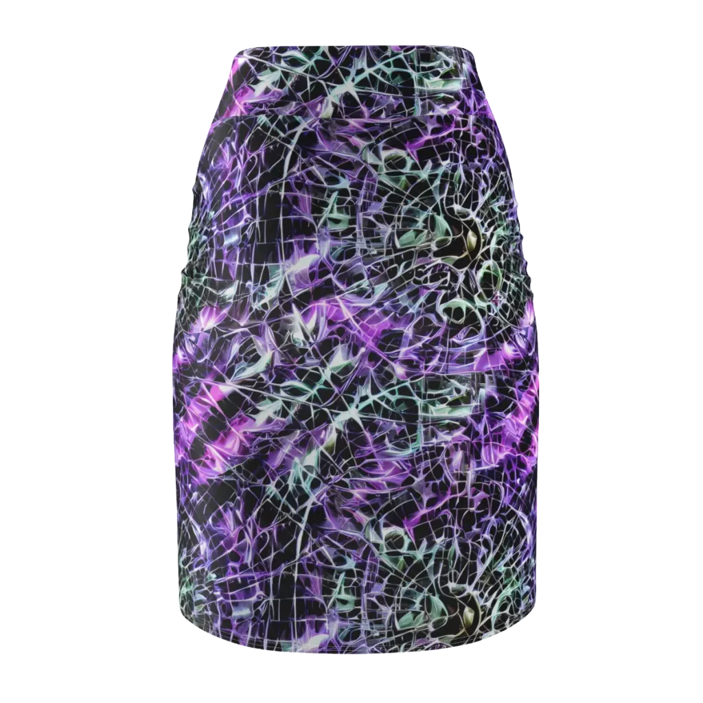 Spectral Circuitry on Pencil Skirt — Back
