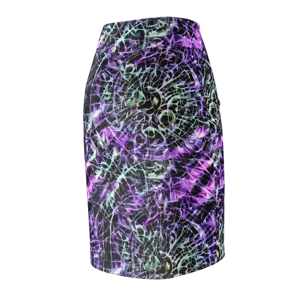 Spectral Circuitry on Pencil Skirt — Back Side