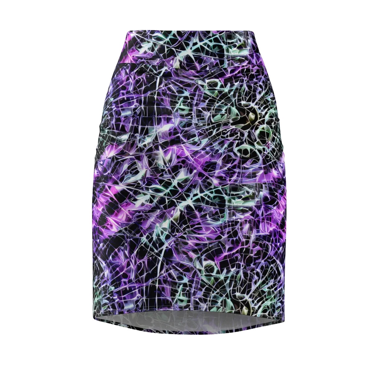 Spectral Circuitry on Pencil Skirt — Front