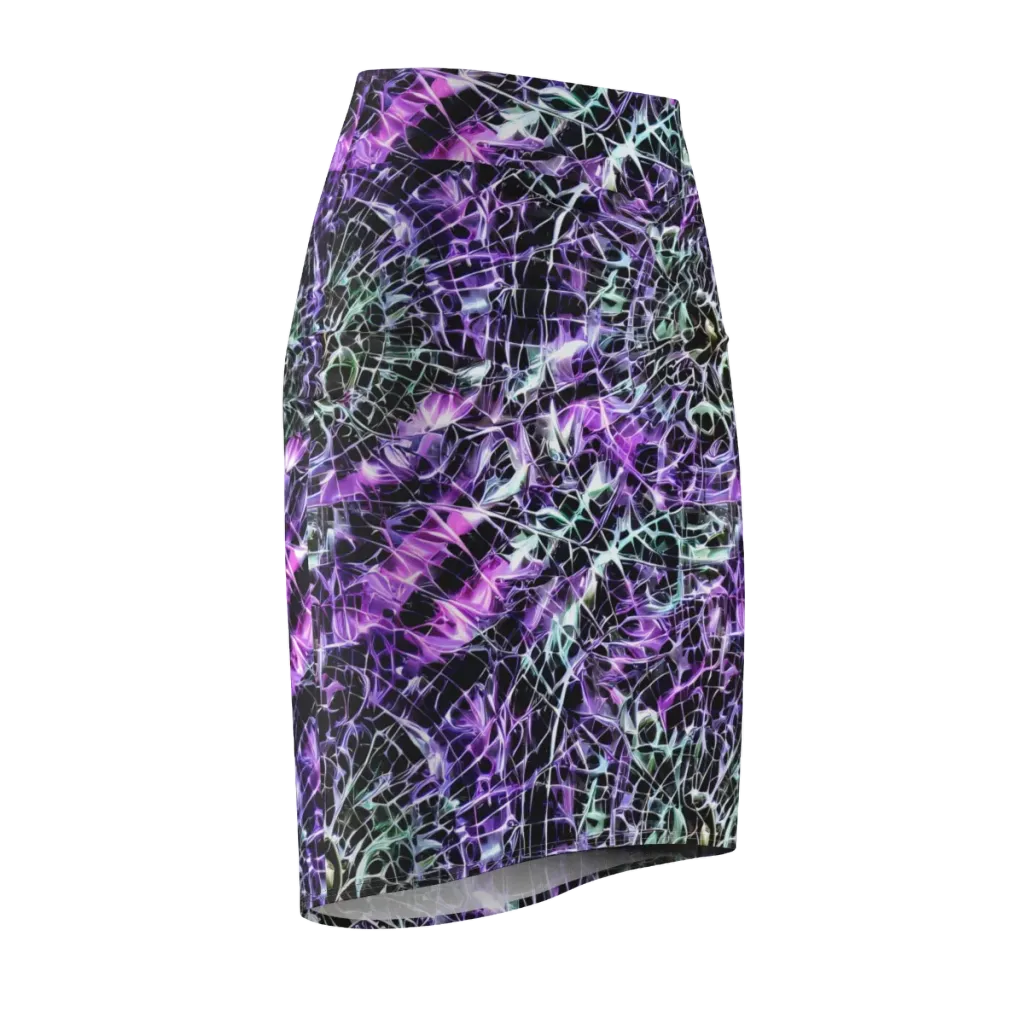 Spectral Circuitry on Pencil Skirt — Front Side