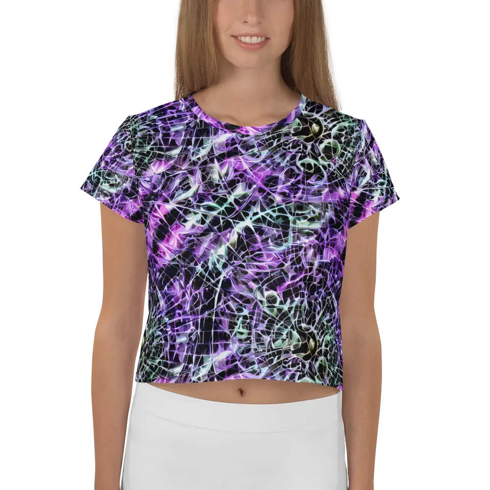 Spectral Circuitry on Crop Tee — Front