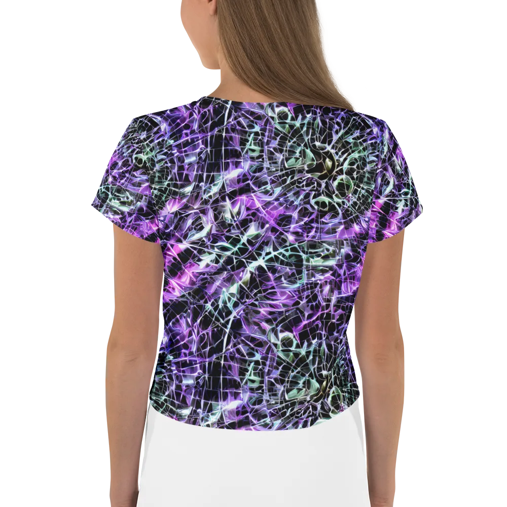 Spectral Circuitry on Crop Tee — Back