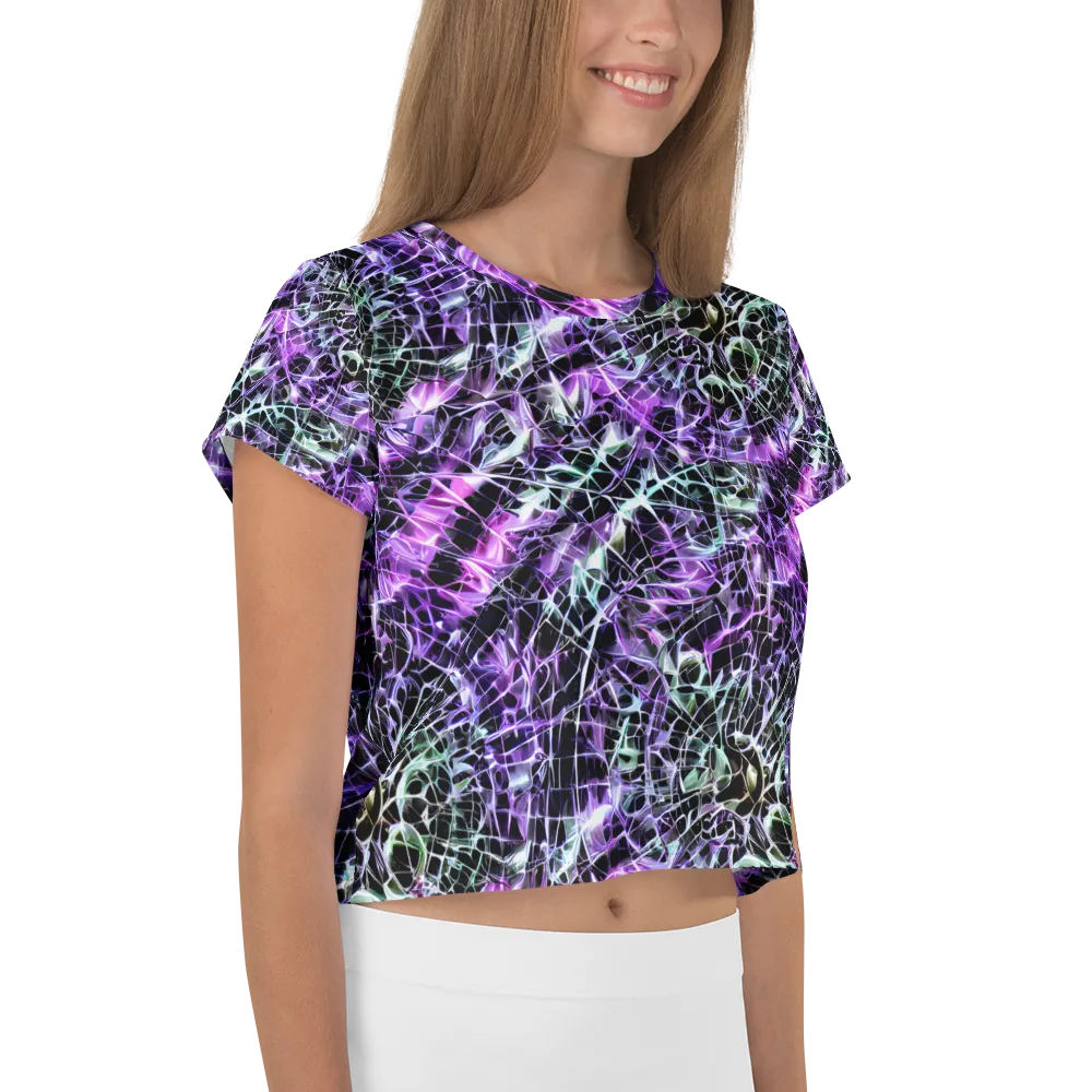 Spectral Circuitry on Crop Tee — Right