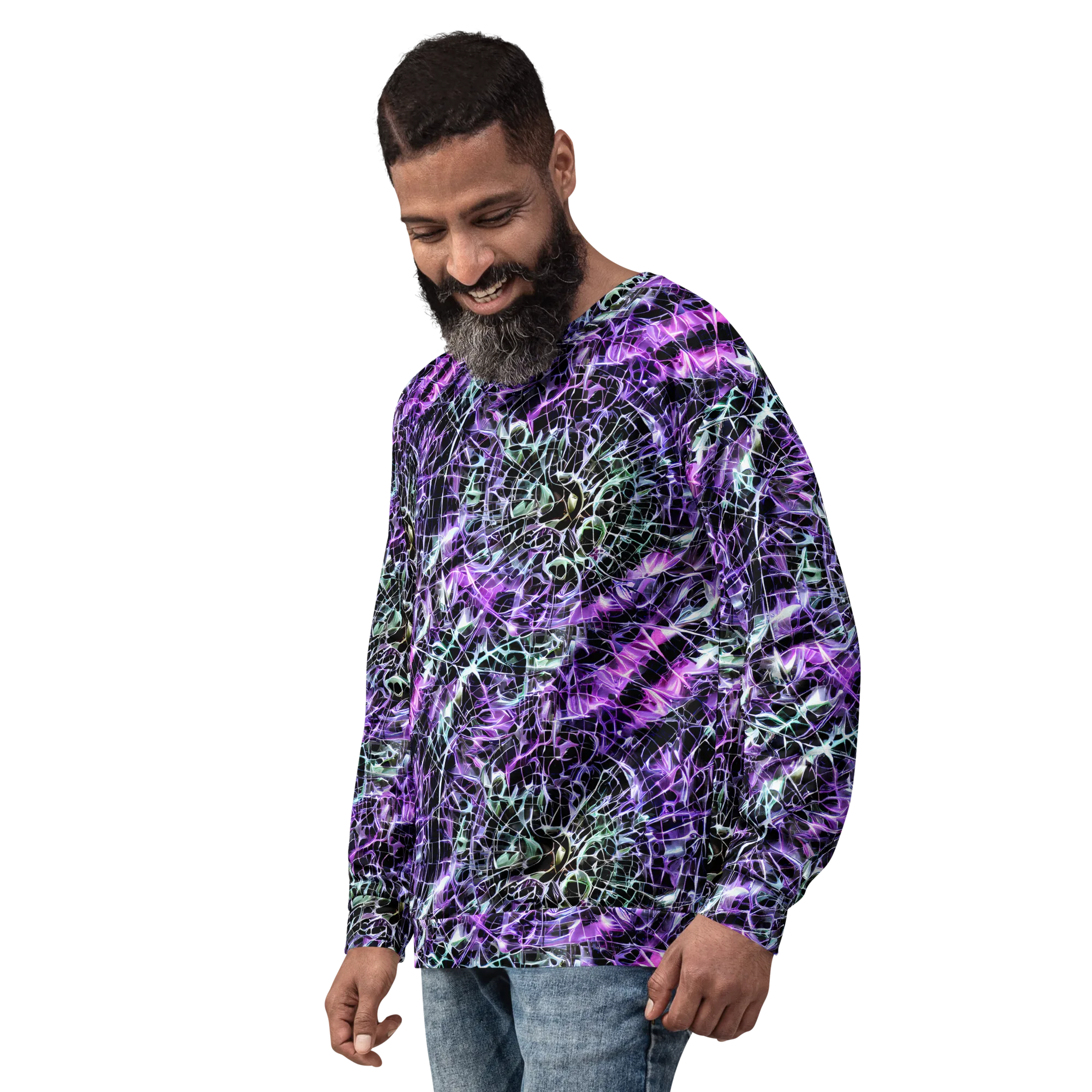 Spectral Circuitry on Sweatshirt — Left Front
