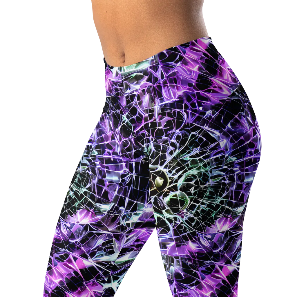 Spectral Circuitry on Leggings — Left Front