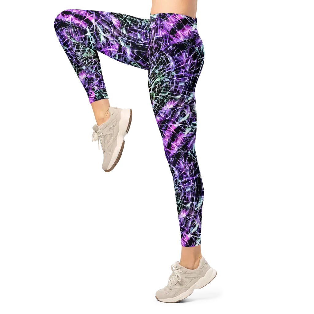 Spectral Circuitry on Leggings — Left