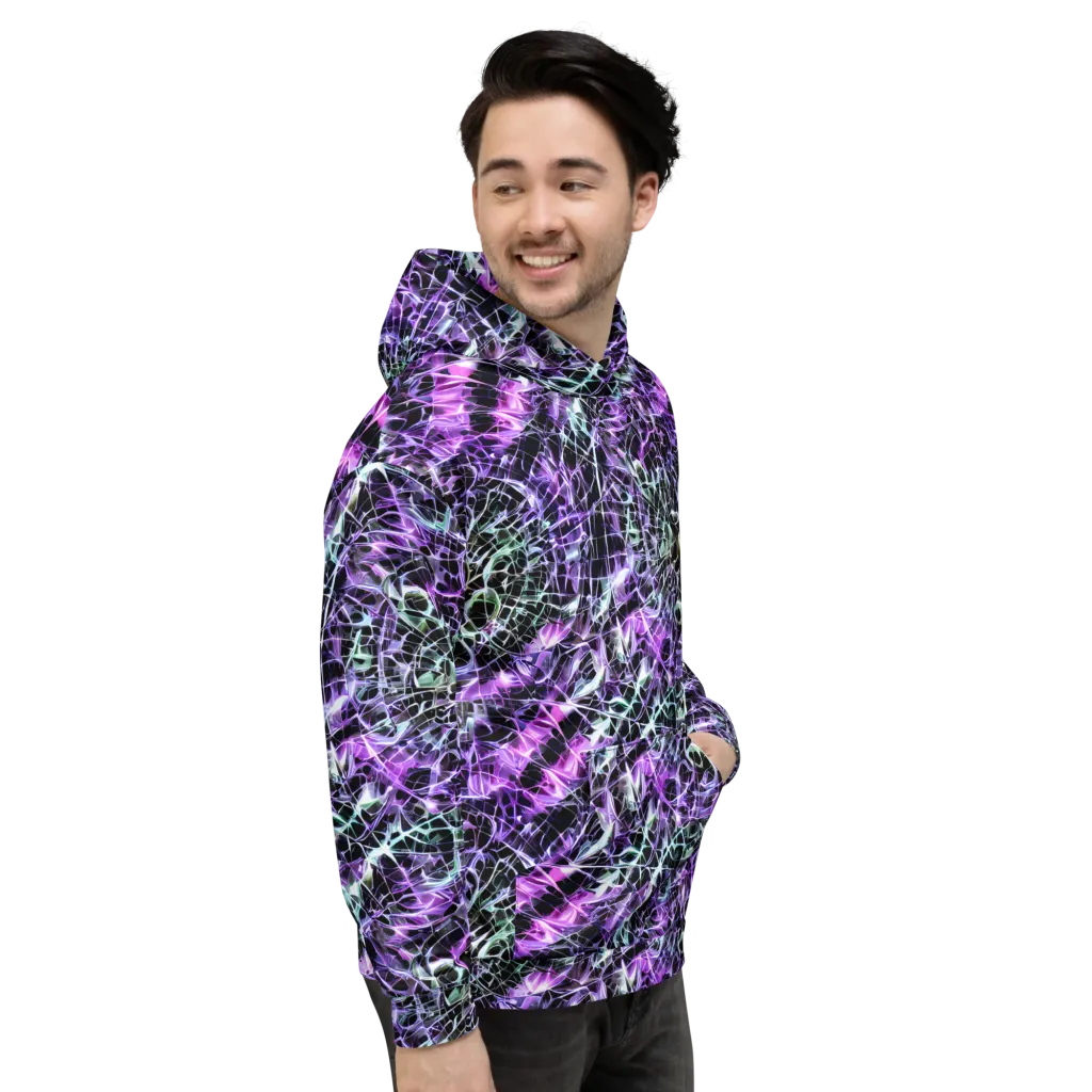 Spectral Circuitry on Hoodie — Right