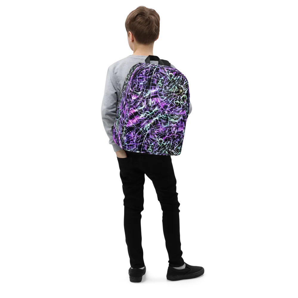 Spectral Circuitry on Minimalist Backpack — Right Front