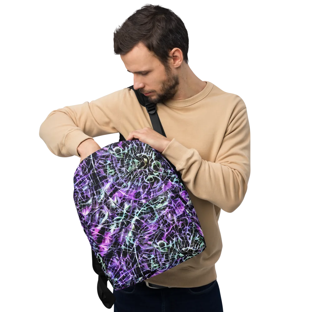 Spectral Circuitry on Minimalist Backpack — Front