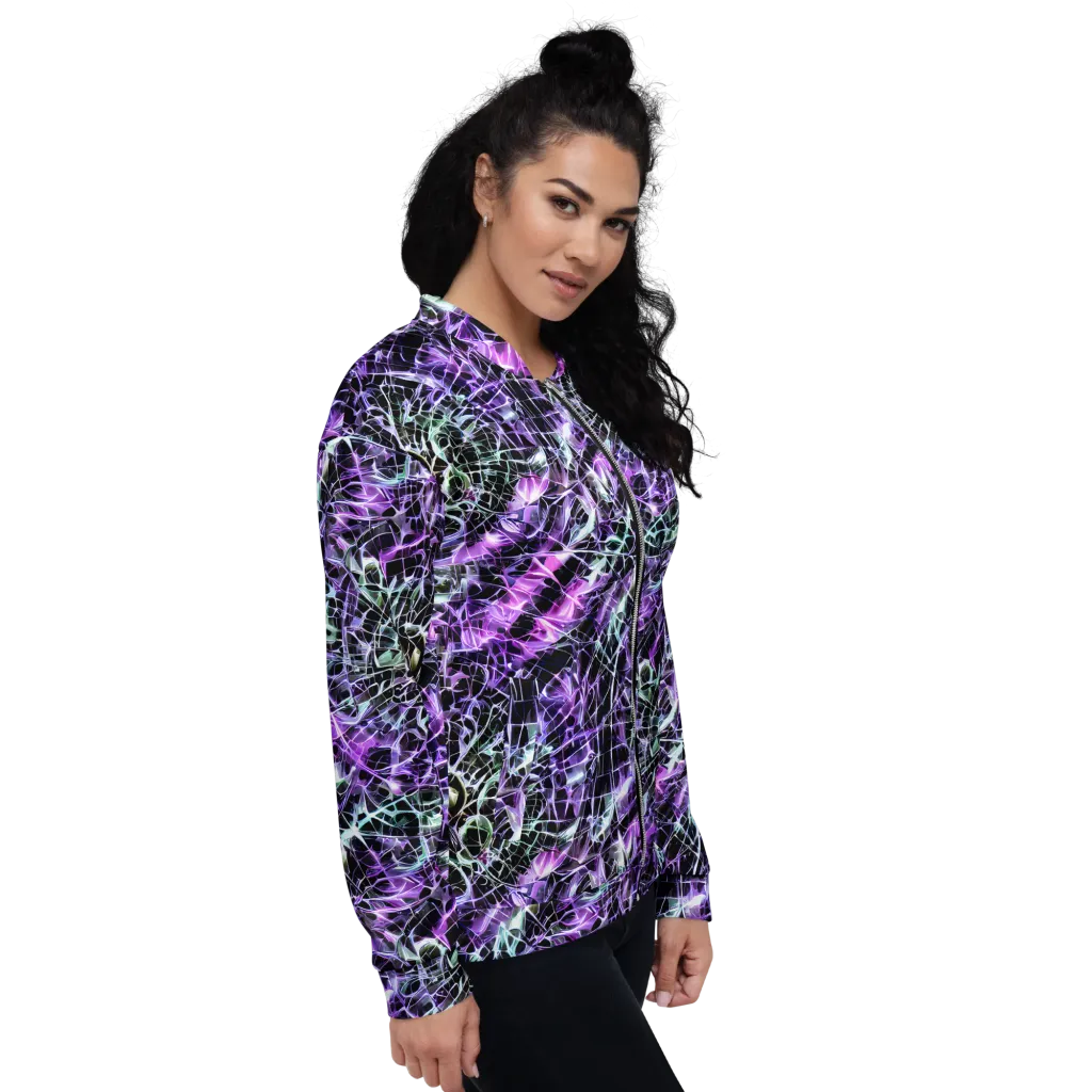 Spectral Circuitry on Bomber Jacket — Right