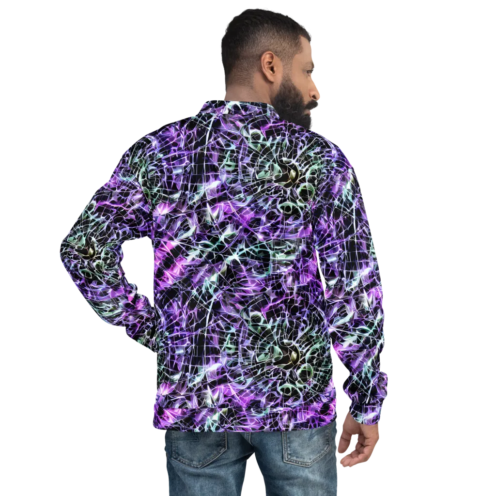 Spectral Circuitry on Bomber Jacket — Back
