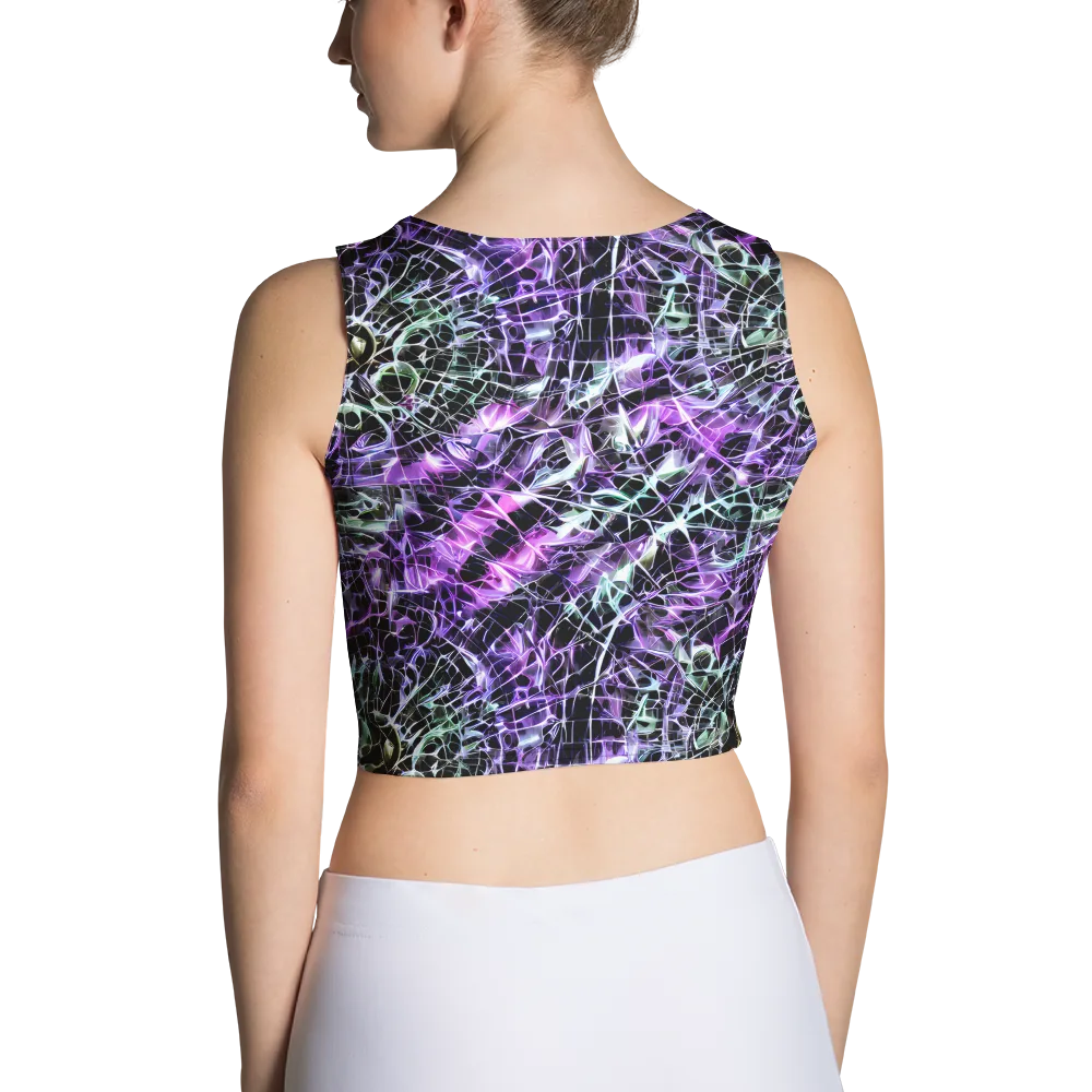 Spectral Circuitry on Crop Top — Back
