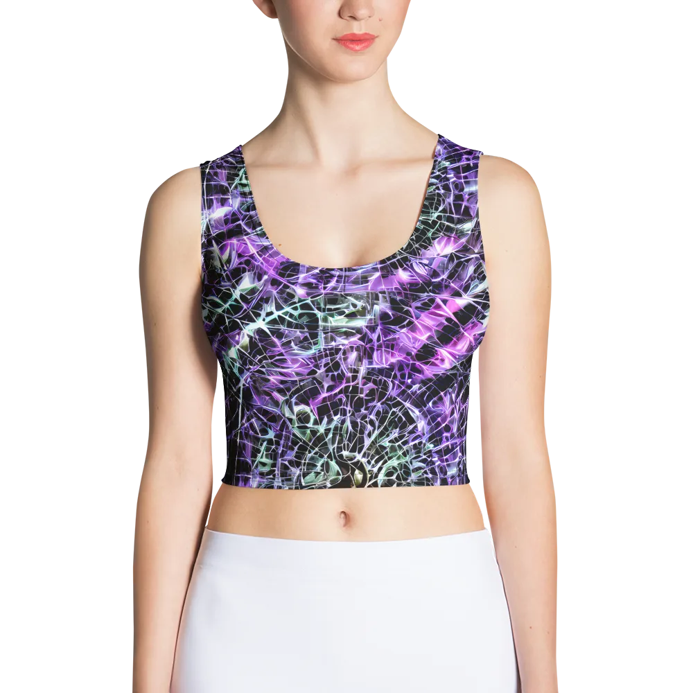 Spectral Circuitry on Crop Top — Front