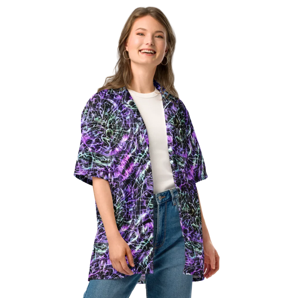 Spectral Circuitry on Button Shirt — Front