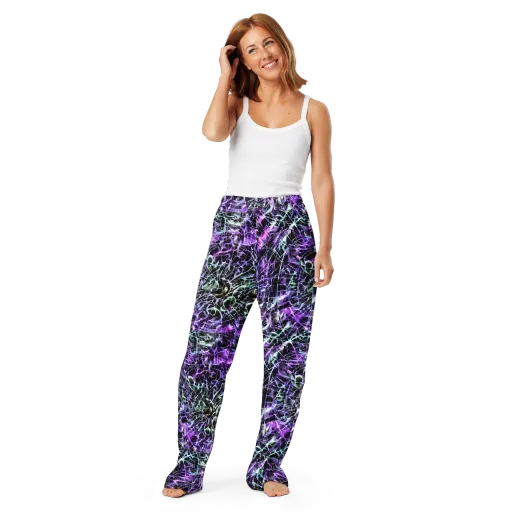 Spectral Circuitry on a Women's Pajama Pants