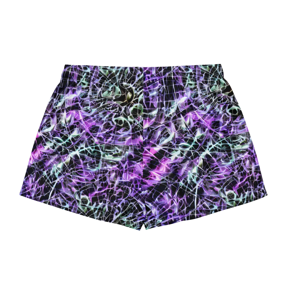 Spectral Circuitry on Women's Pajama Shorts — Back