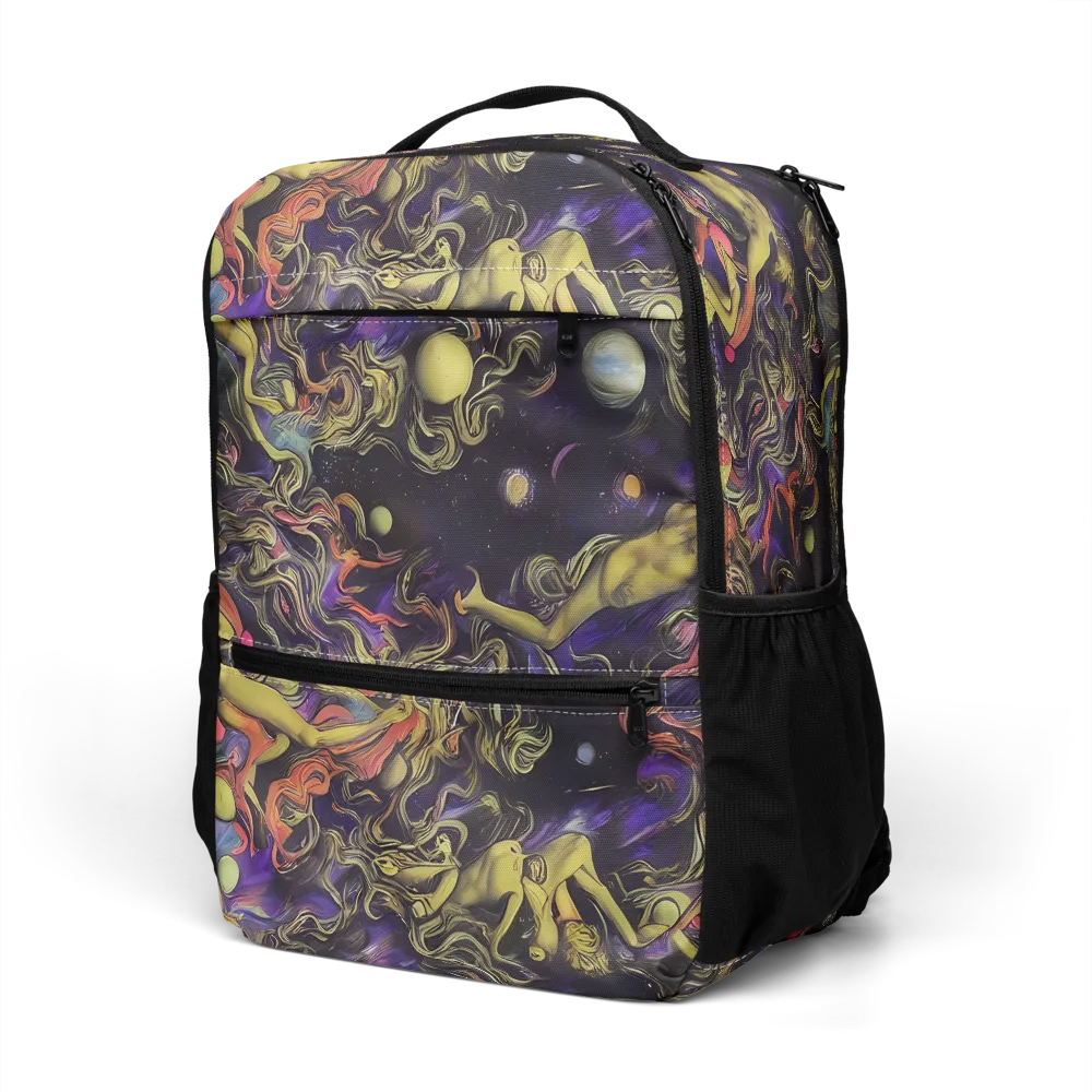 Galactic Playground on Utility Backpack — Left Front