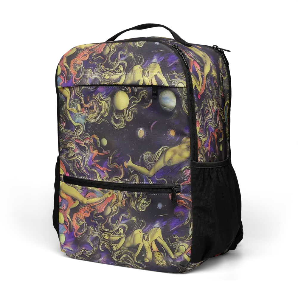 Galactic Playground on Utility Backpack — Left Front