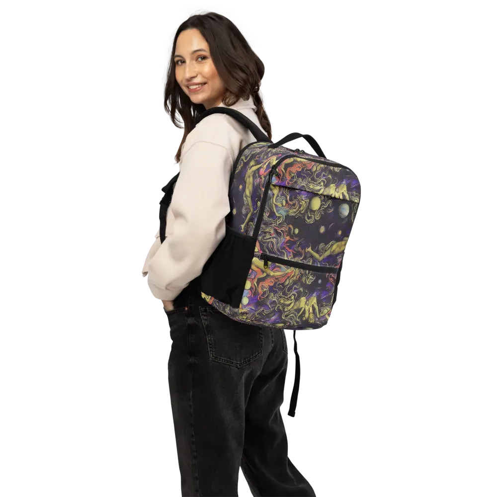 Galactic Playground on Utility Backpack — Back