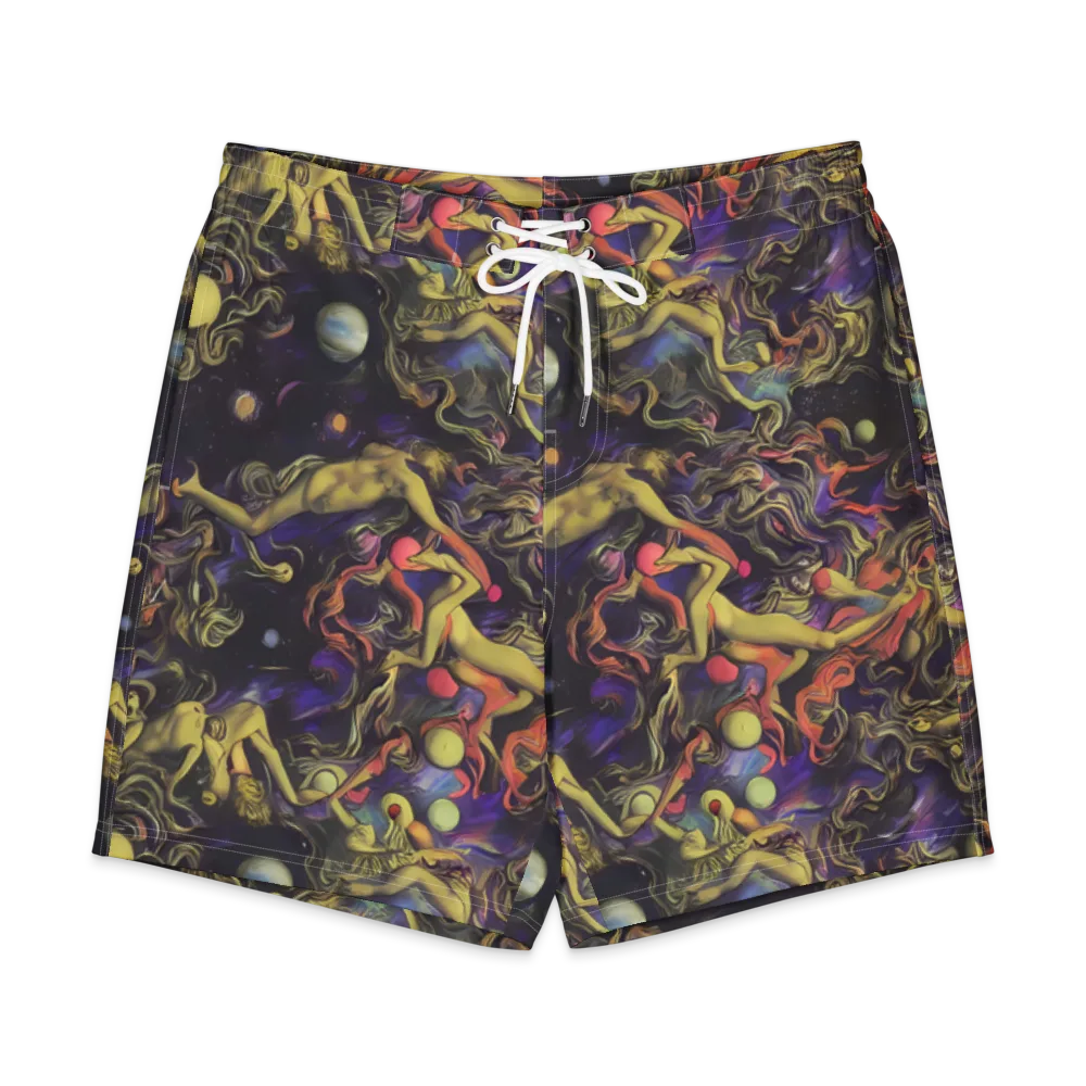Galactic Playground on Men's Board Shorts — Front