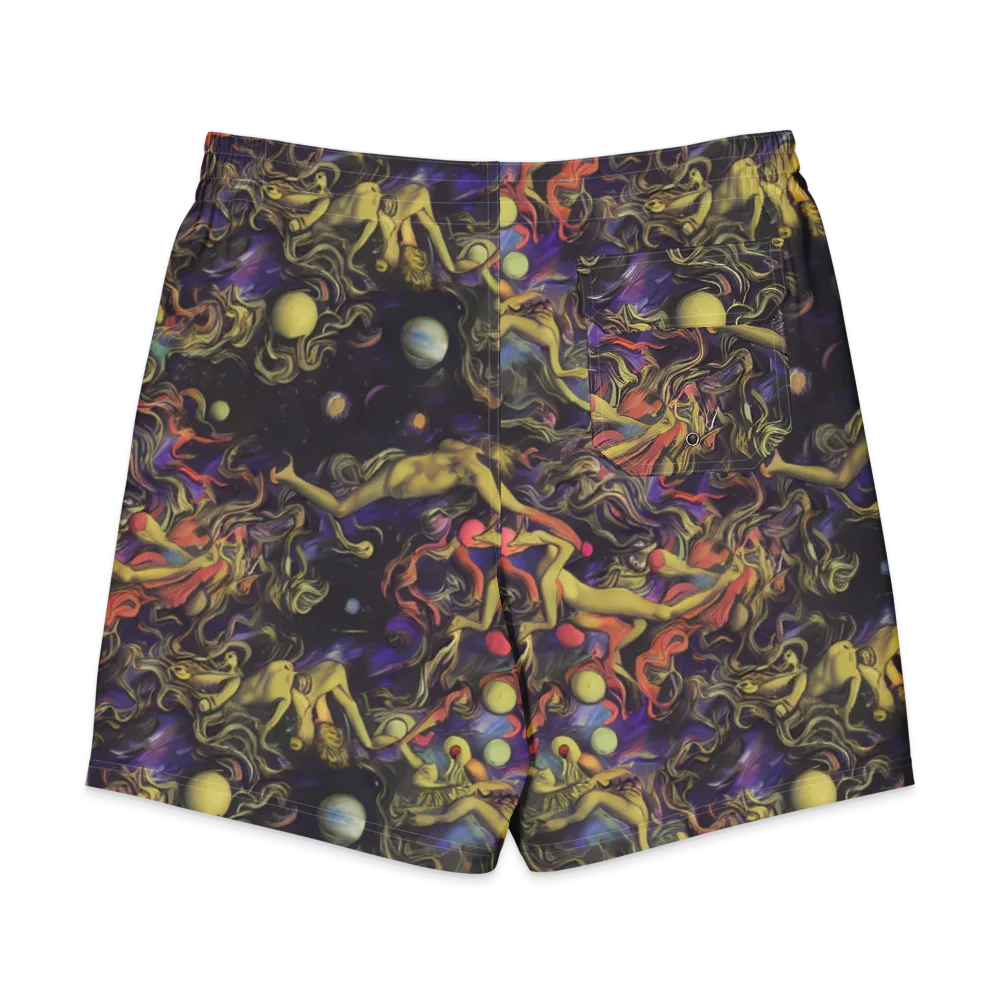 Galactic Playground on Men's Board Shorts — Back