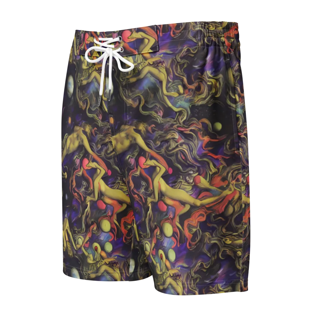 Galactic Playground on Men's Board Shorts — Front
