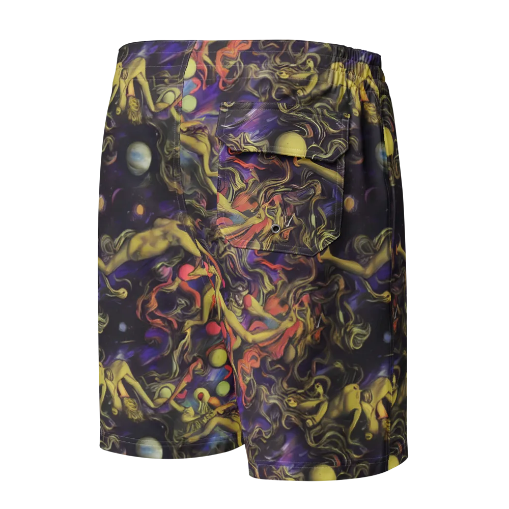 Galactic Playground on Men's Board Shorts — Back