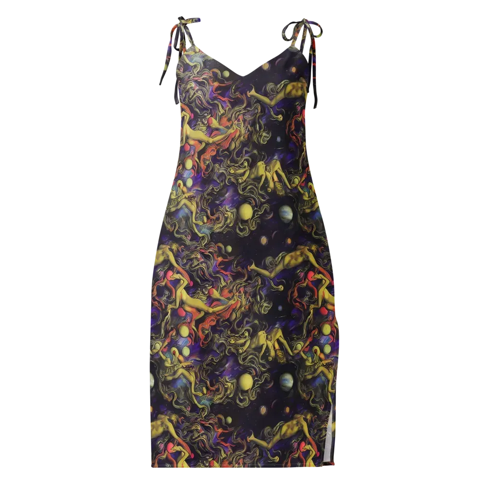 Galactic Playground on Slip Dress — Front