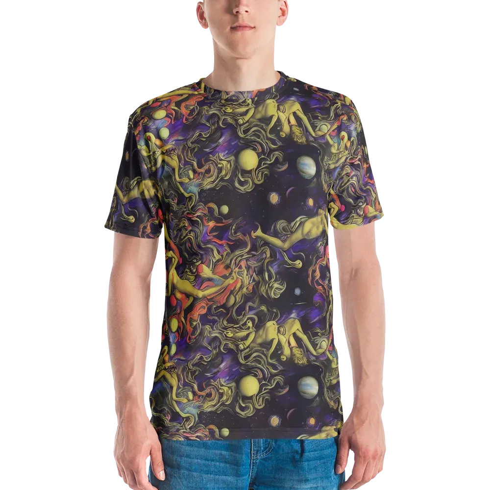 Galactic Playground on Men's Crew Neck T-Shirt — Front
