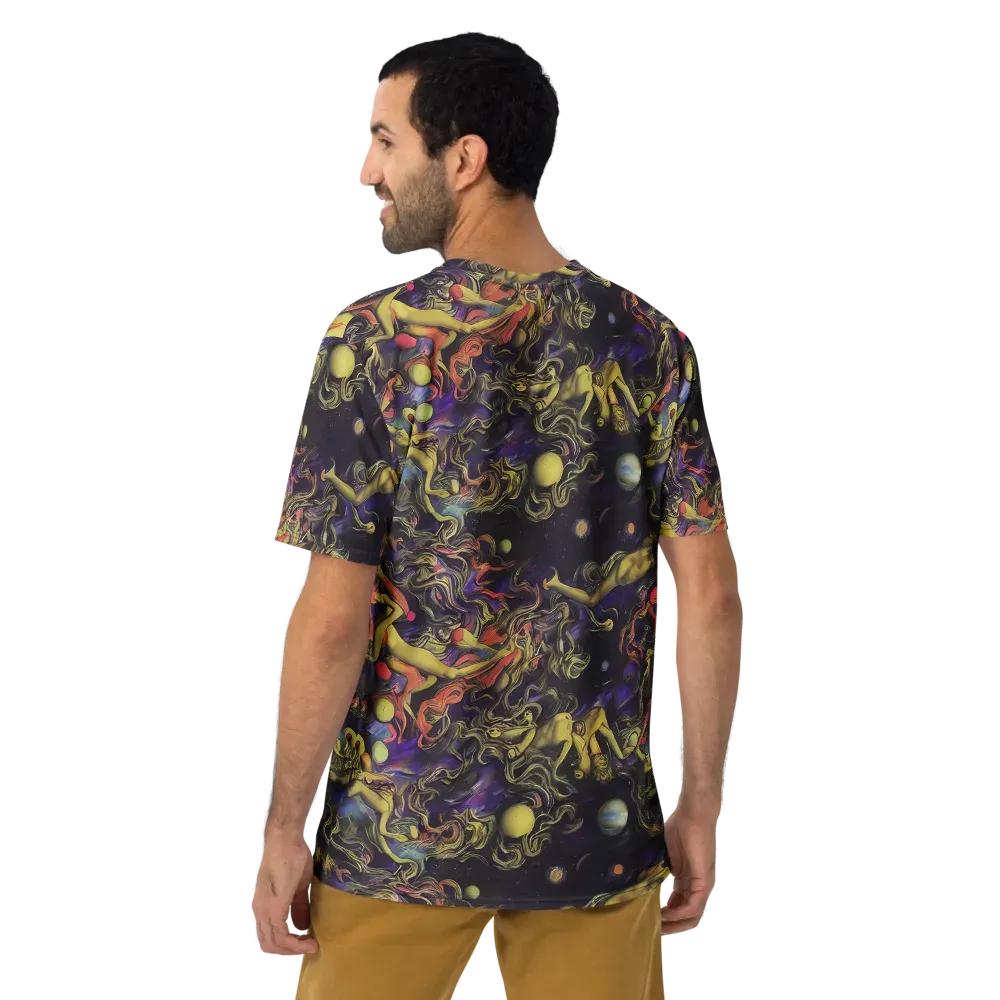 Galactic Playground on Men's Crew Neck T-Shirt — Back