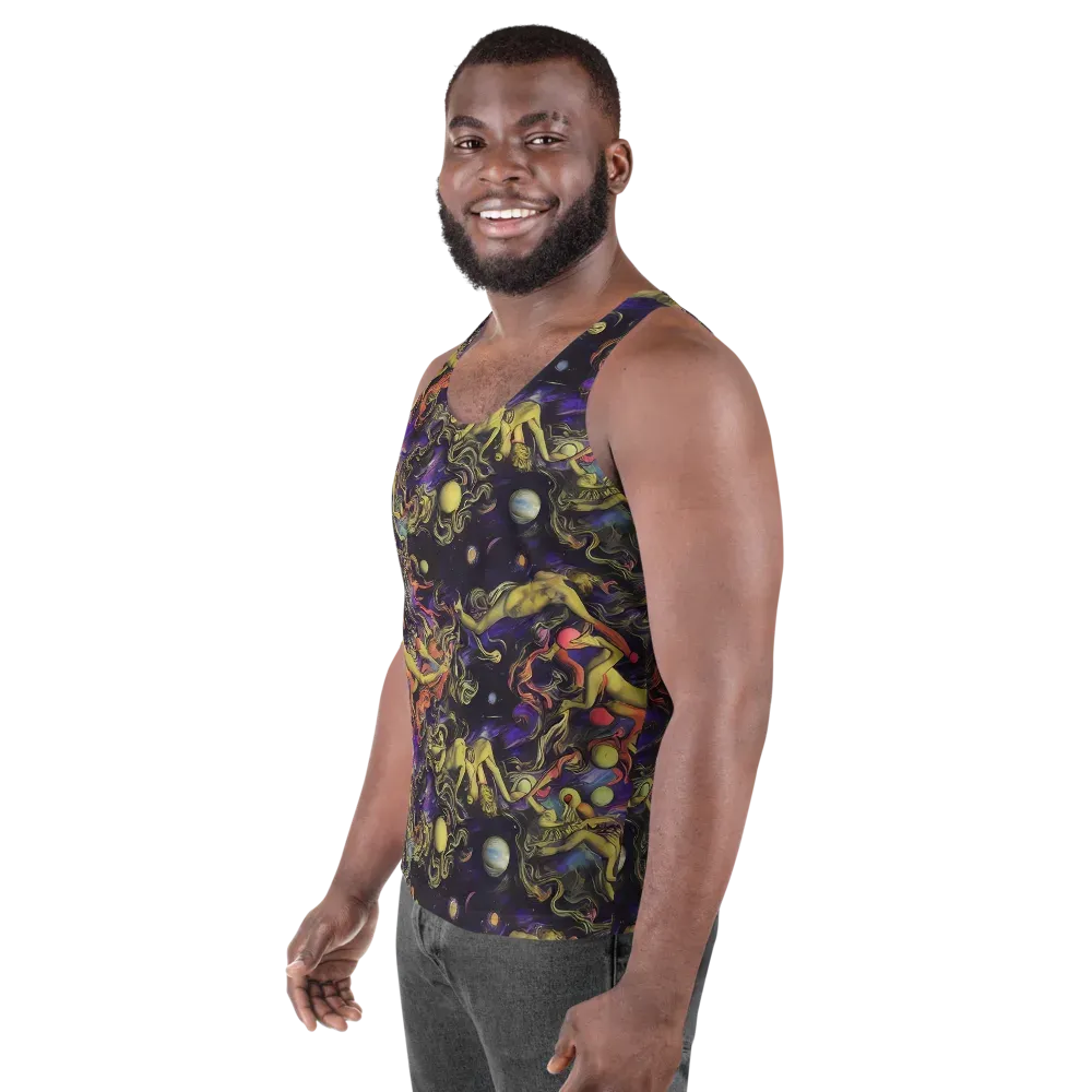 Galactic Playground on Men's Tank Top — Left Front