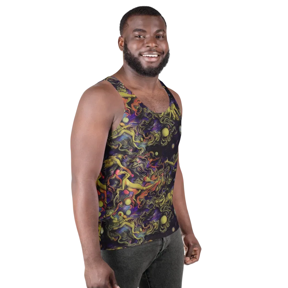 Galactic Playground on Men's Tank Top — Right Front
