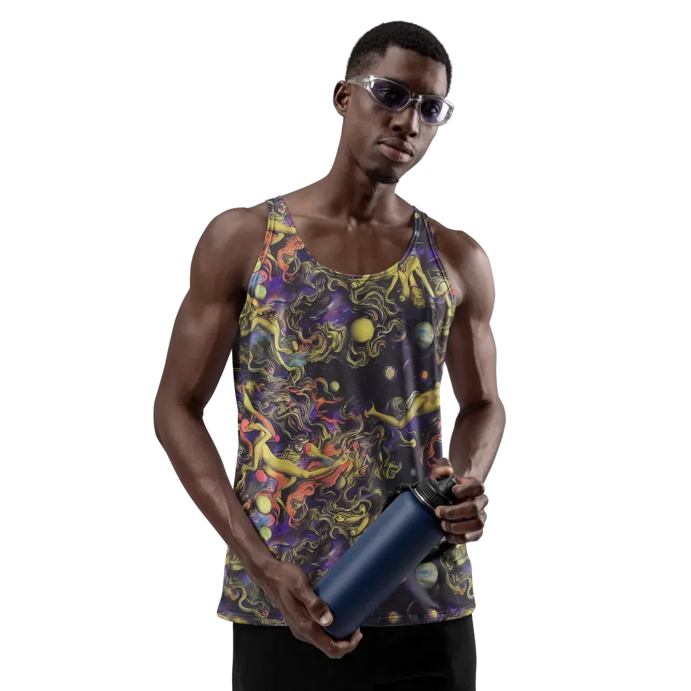 Galactic Playground on Men's Tank Top — Front