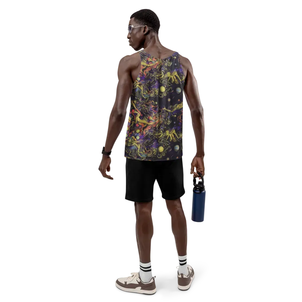 Galactic Playground on Men's Tank Top — Back
