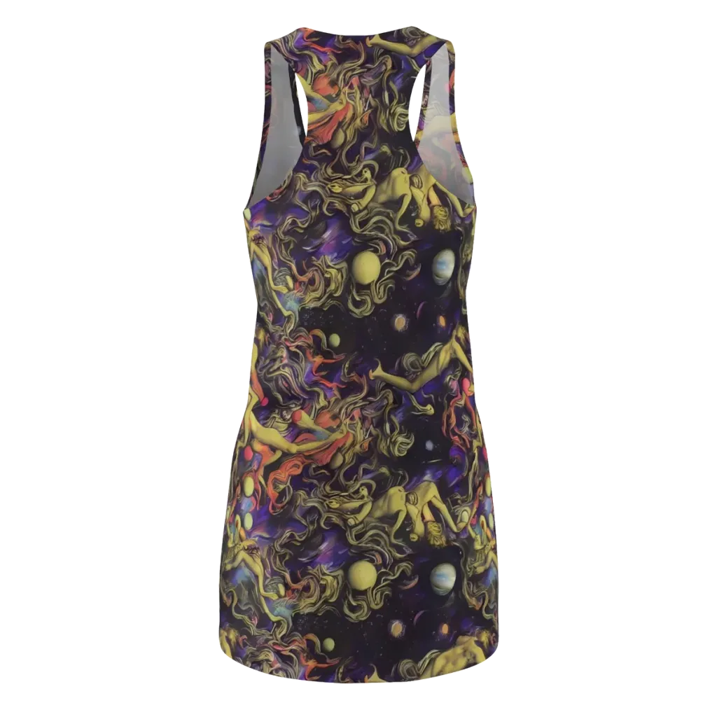 Galactic Playground on Racerback Dress — Back