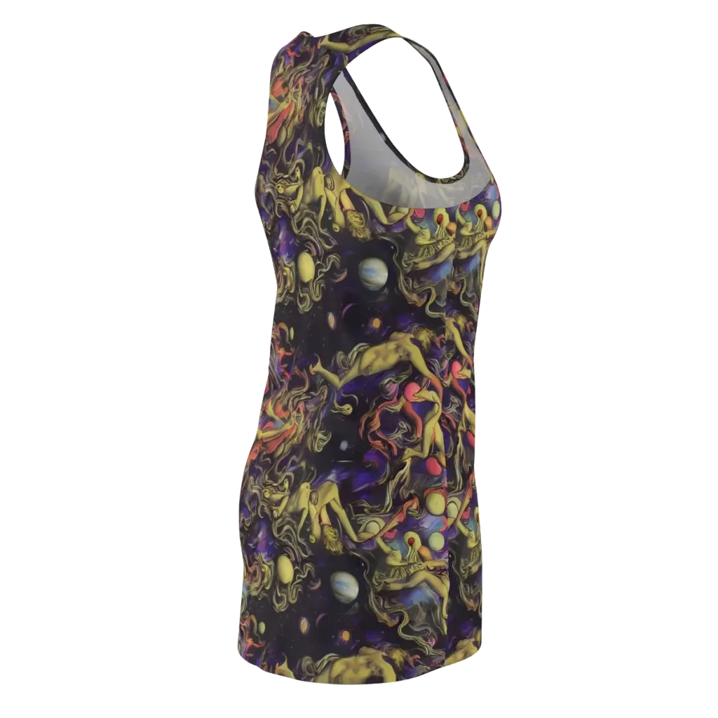Galactic Playground on Racerback Dress — Back Side