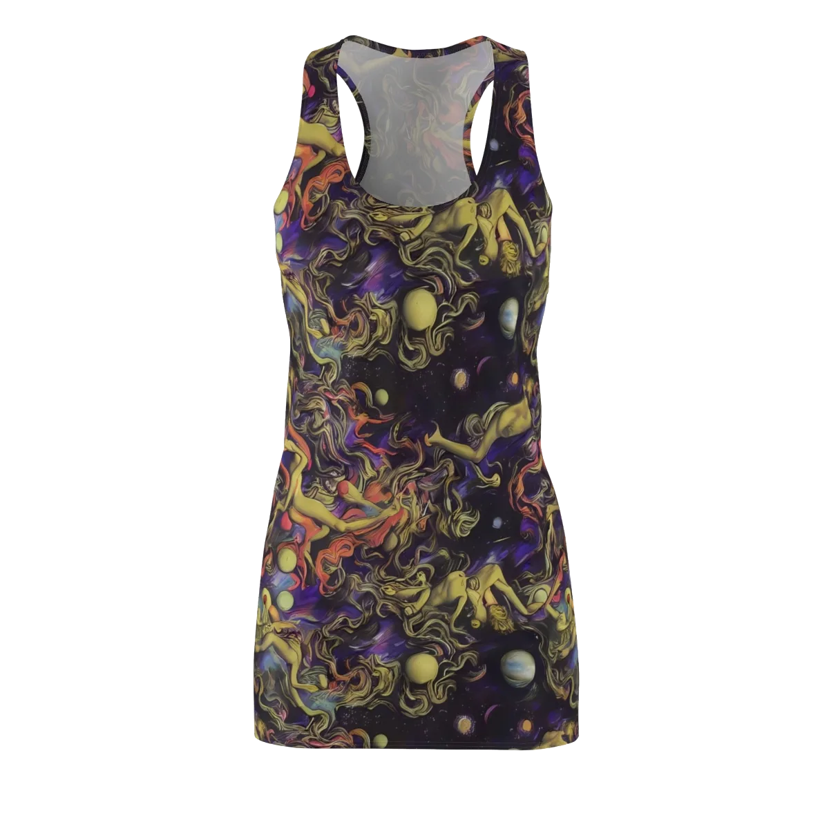 Galactic Playground on Racerback Dress — Front