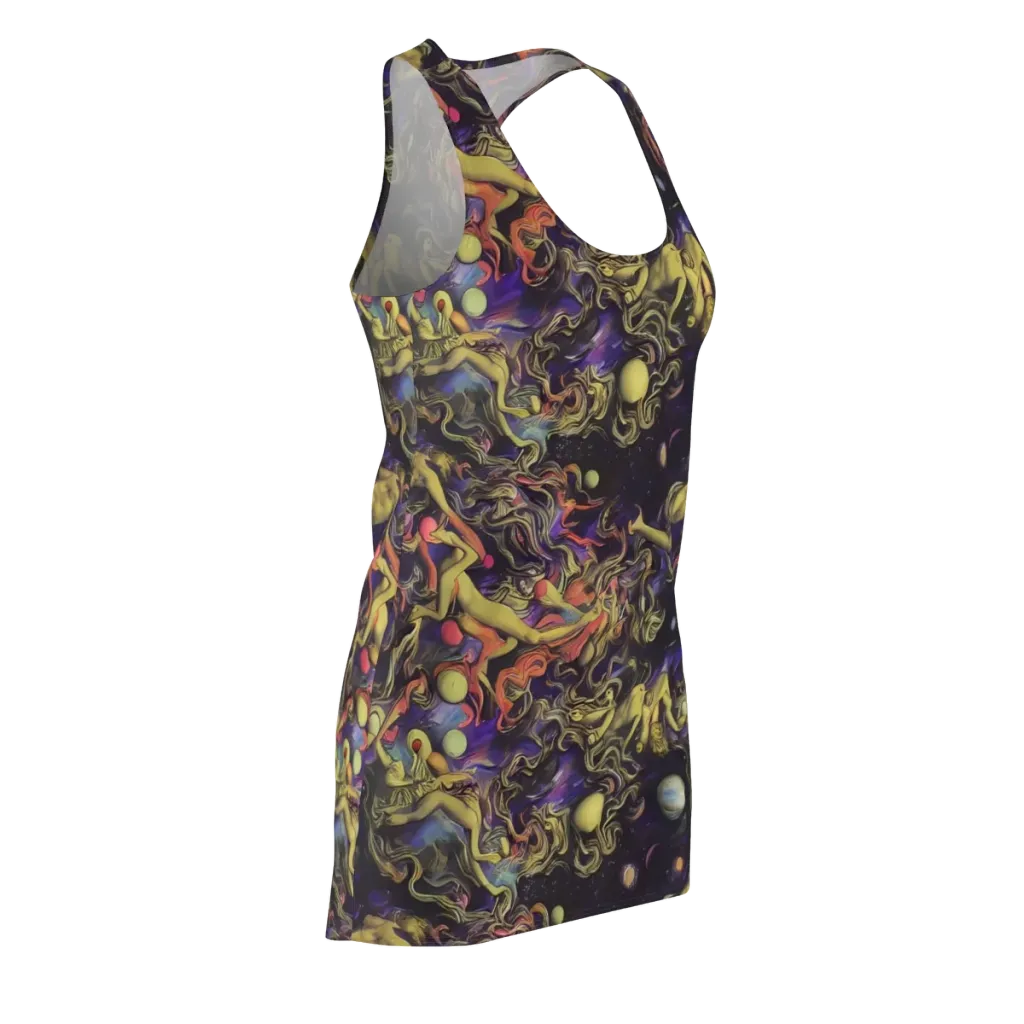 Galactic Playground on Racerback Dress — Front Side