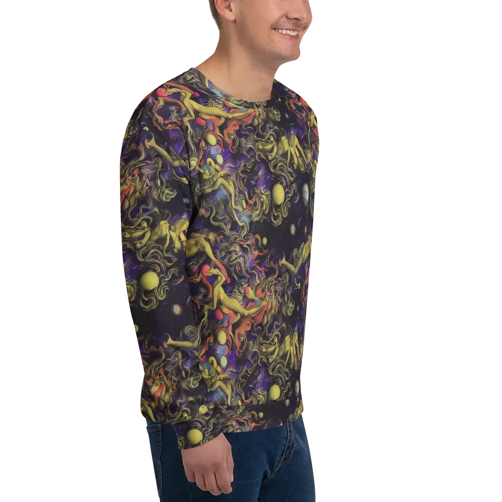 Galactic Playground on Sweatshirt — Right Front