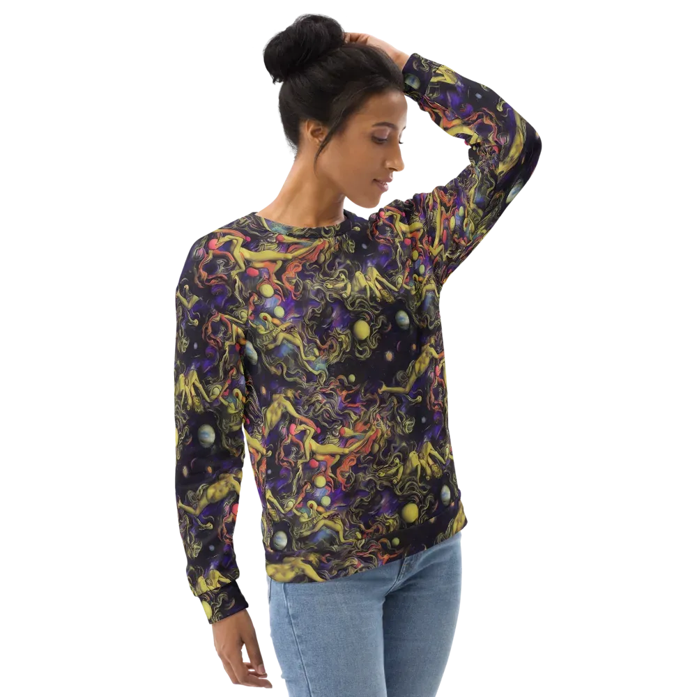 Galactic Playground on Sweatshirt — Right Front