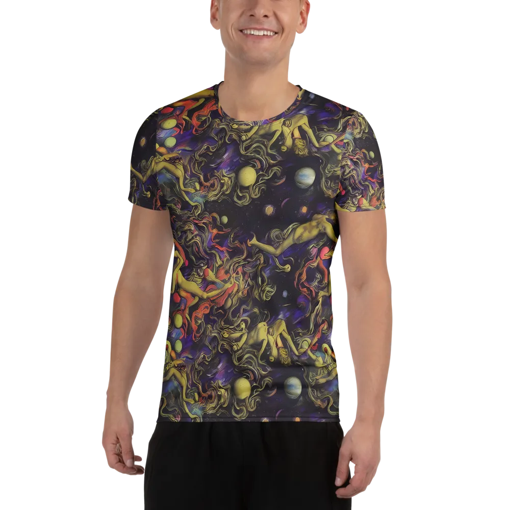 Galactic Playground on Men's Athletic T-Shirt — Front