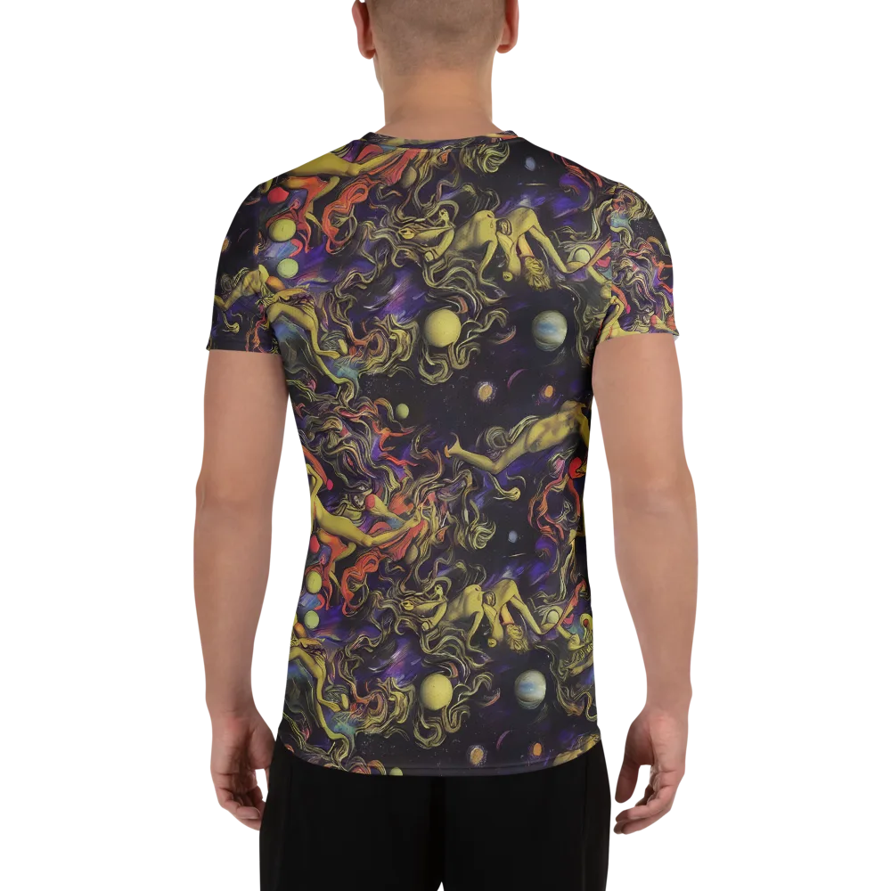 Galactic Playground on Men's Athletic T-Shirt — Back