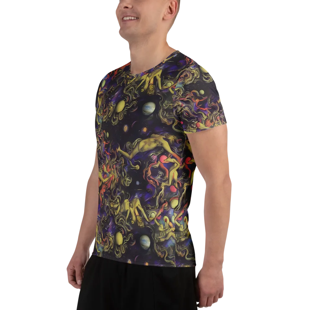 Galactic Playground on Men's Athletic T-Shirt — Left
